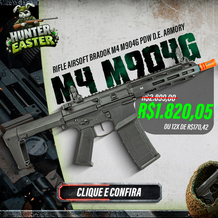 Rifle Airsoft Bradok M4 M904G PDW D.E. Armory